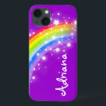 Name 7 Buchstaben Regenbogen lila Mädchen Pad Fall Case-Mate iPhone Hülle<br><div class="desc">Helfen Sie mit diesem hübschen Regenbogendesign-Ipad-Gehäuse, das Ipad Ihres Kindes vor Stößen zu schützen. Personalisieren Sie mit Ihrer Tochter oder Mädchen Namen bis zu 7 Buchstaben. Dieses Beispiel liest Adriana. (***Bitte beachten Sie, dass einige Namen aufgrund der Art des Schriftartes nicht immer passen. Exklusiv von Sarah Trett entworfen und illustriert....</div>