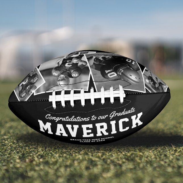 Name Abschluss Geschenk 4 Foto Football (Von Creator hochgeladen)