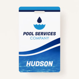 Name Abzeichen des Pooltechnikers | Gesellschaft f Ausweis