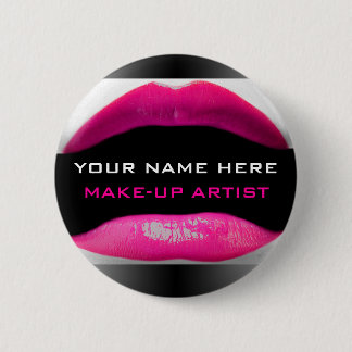 Name Abzeichen für Make-up Artists Button
