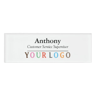 Name Abzeichen Magnet Custom Logo Mitarbeiter Gro Namenschild