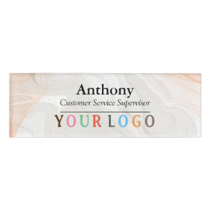 Name Abzeichen Magnet Custom Logo Mitarbeiter Gro Namenschild