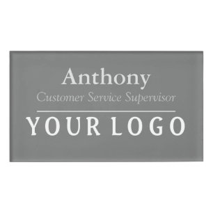 Name Abzeichen Magnet Custom Logo Mitarbeiter Gro Namenschild