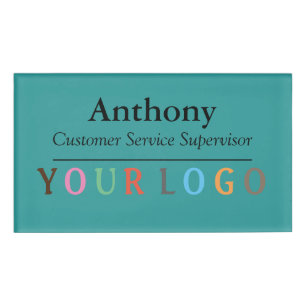 Name Abzeichen Magnet Custom Logo Mitarbeiter Groß Namenschild