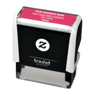 Name-Adresse der personalisierten Briefmarke oder Permastempel