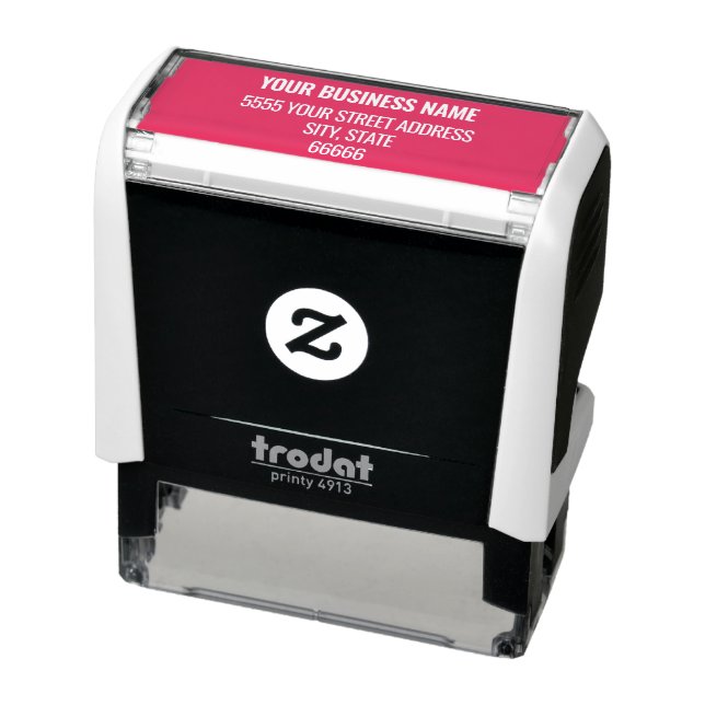 Name-Adresse der personalisierten Briefmarke oder  Permastempel (Produkt)