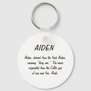 Name Aiden Schlüsselanhänger