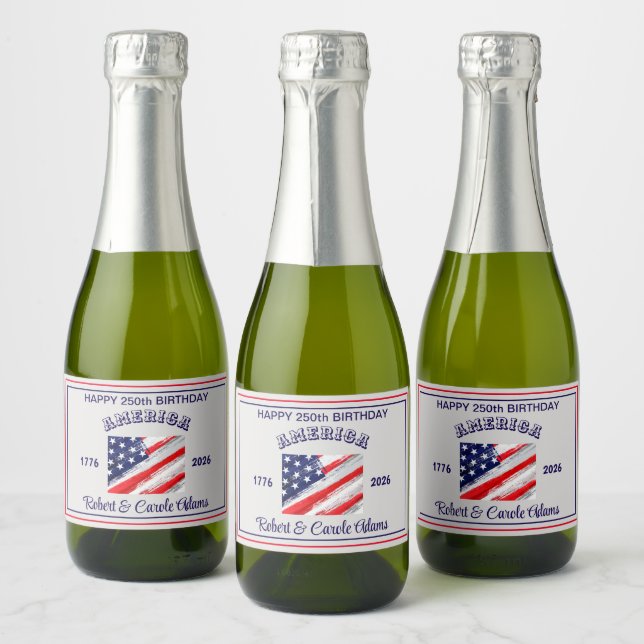 Name || Alles Gute zum Geburtstag Amerika Rustic U (Flaschen)