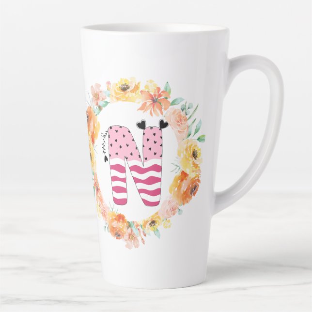 Name Alphabet "N" Milchtasse (Rechts)