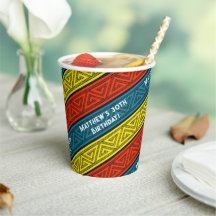 Name & Alter Geburtstagspartei Celtic Strip Red Bl