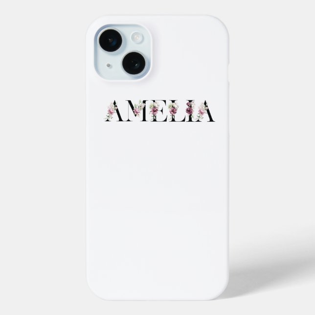 Name Amelia Case-Mate iPhone Hülle (Rückseite)