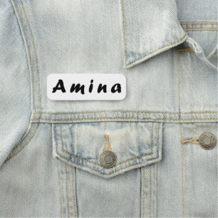 Name Amina Namensschild