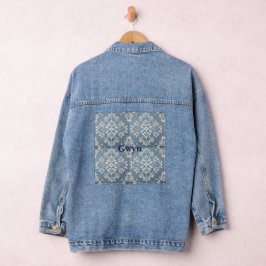 Name an der Spitze auf Damensohle Jacket Jean Jack Jeansjacke