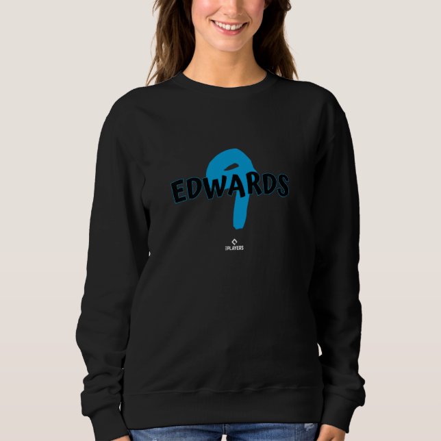 Name and Number Xavier Edwards Miami Baseball MLBP Sweatshirt (Vorderseite)