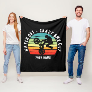 Name ändern Alle Text anzeigen Ausgefallener BMX-T Fleecedecke