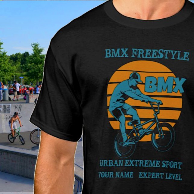 Name ändern Alle Text BMX Freestyle Extreme hinzuf T-Shirt (Von Creator hochgeladen)