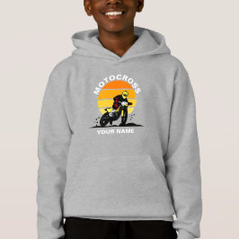 Name ändern Alle Text-Motocross-Motorrad hinzufüge Hoodie