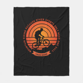 Name ändern Alle TextMountainbike einen Ball hinzu Fleecedecke