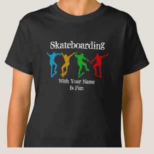 Name ändern Alle Zeichen für Skateboarden hinzufüg T-Shirt