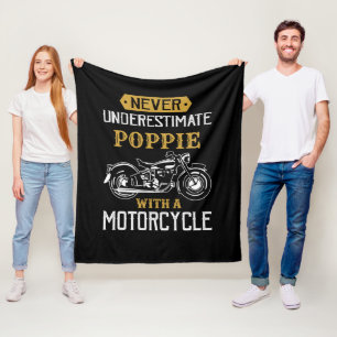 Name ändern nie unterschätzen Opa Motorrad Fleecedecke