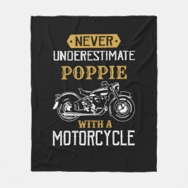 Name ändern nie unterschätzen Opa Motorrad Fleecedecke