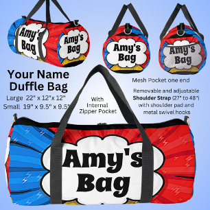 Name ändern POP ART Burst, MEINE TASCHE! Duffle Bag