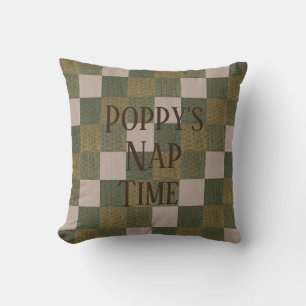 Name ändern - Poppy's Nickerchen Time für Großvate Kissen