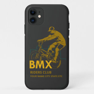 Name ändern Text BMX Rider Club Stadt hinzufügen Case-Mate iPhone Hülle