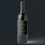 Name anpassen, Datum schwarz simil goldene Hochzei Weinetikett<br><div class="desc">Name anpassen,  Datum schwarz simil gold Hochzeit Wein Flasche Etikett Sondertext,  personalisieren Sie es mit Ihrem eigenen Text,  Informationen</div>