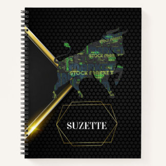 Name anpassen | Personalisiert Trading Notebook   Notizbuch