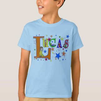 Name Art - "Lucas" T-Shirt