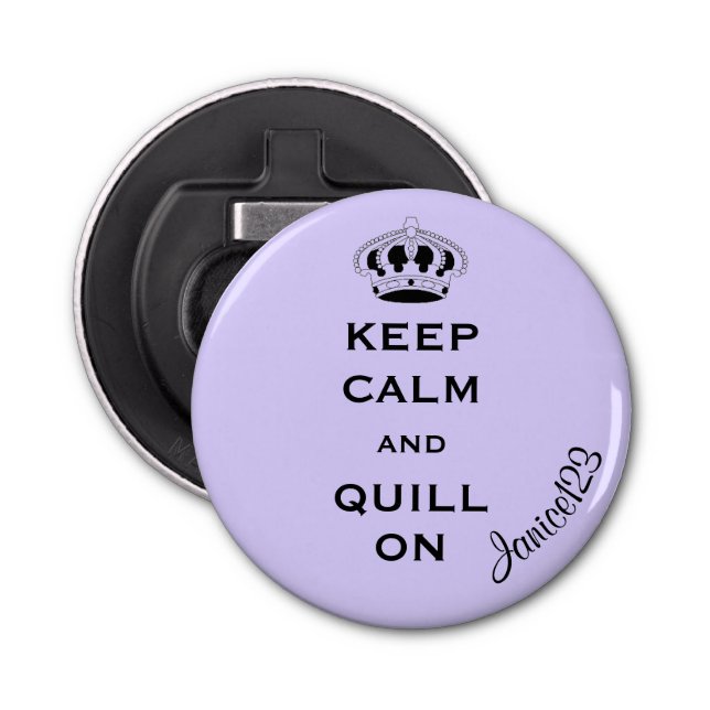 Name auf Custom Craft, 2,25 Zoll Magnet Flaschenöffner (Vorderseite)