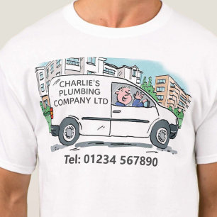 Name auf dem Firmenwagen Kleinunternehmer T-Shirt