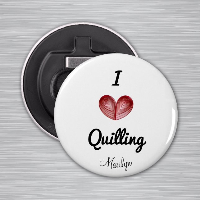 Name auf (I heart) Your_Word Magnet Flaschenöffner (Von Creator hochgeladen)