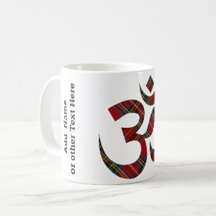 Name auf Om Symbol 11oz Kaffeemaschine Tasse