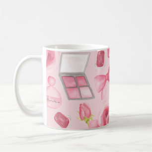 Name auf personalisierte Parfüm-Girly-Coquette hin Kaffeetasse