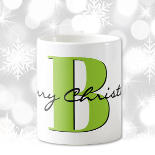Name, August Peridot Birthstone   Frohe Weihnachte Kaffeetasse