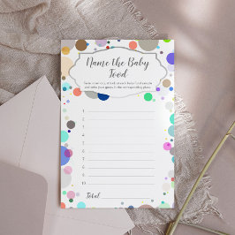 Name Baby Food Game, Colorful Fun Baby Shooting Ga