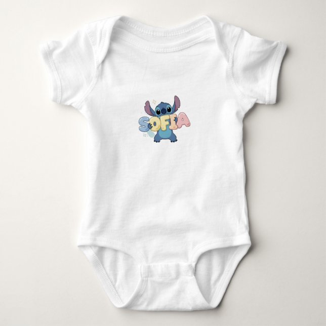 Name Baby Strampler (Vorderseite)