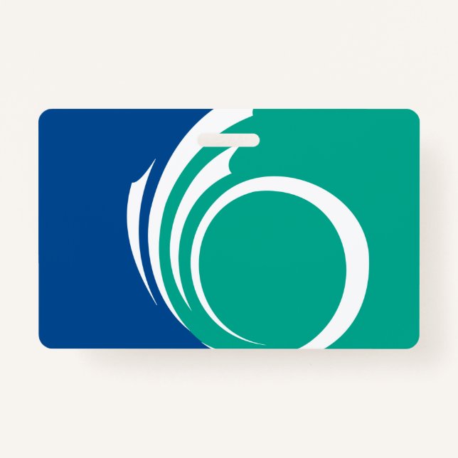 Name Badge with flag of Ottawa, Canada Ausweis (Vorderseite)