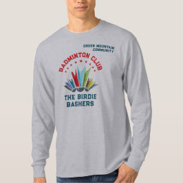 Name Badminton für Team der Club League T-Shirt
