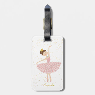 Name Ballerina Gepäckmarke Gepäckanhänger