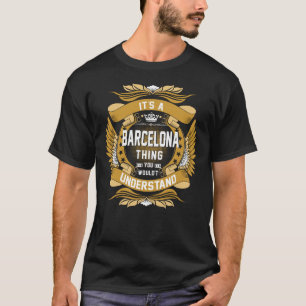 Name BARCELONA, Wappen BARCELONA T-Shirt