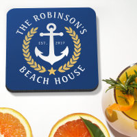 Name Beach House Anchor Gold Laurel Marine