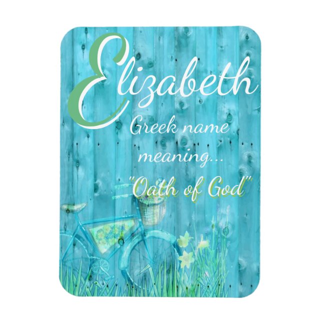 Name Bedeutung Magnet: Elisabeth, Eid Gottes Magnet (Vertikal)