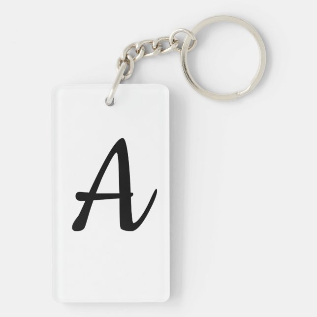 Name, beginnend mit A Schlüsselanhänger (Rückseite)