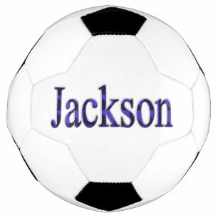 Name Blau und schwarz Jackson, Fußball