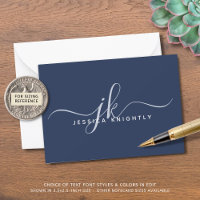 Name Blue für die Initials für das Monogramm für E