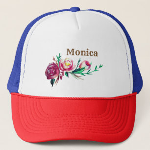 Name, Blume Trucker Hat Truckerkappe