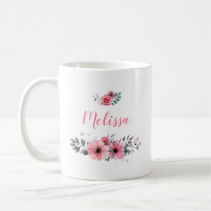 Name-Blumenkaffee-Tasse Tasse